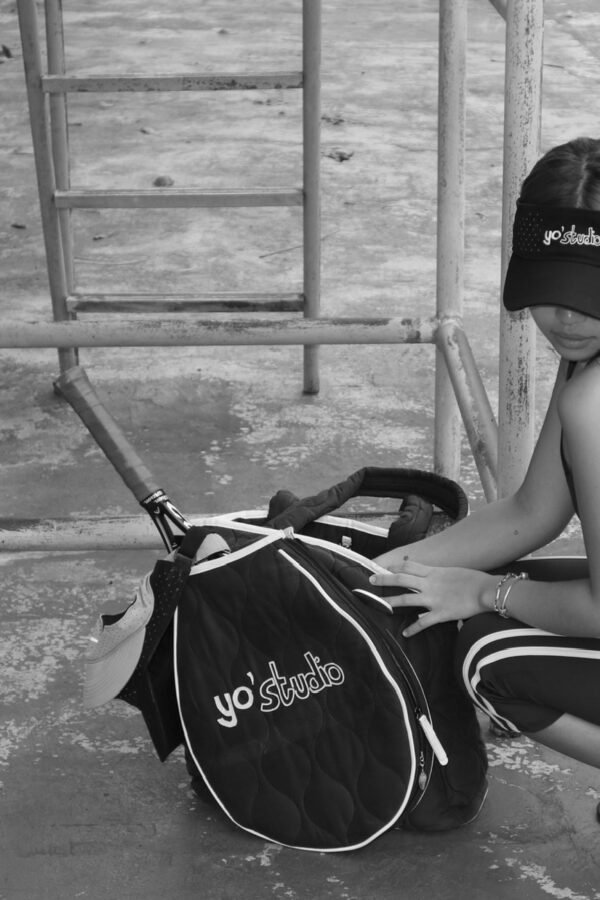 TENNIS BAG, BLACK